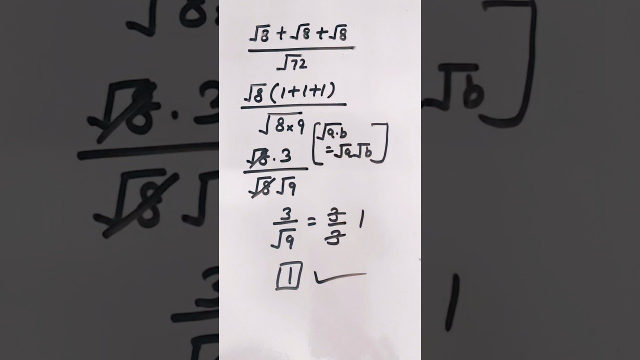 Nice square root algebra problem 