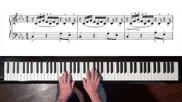 Bach Prelude No.3 from “12 Short Preludes” for Intermediary Pianists [BWV 999]