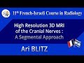 High Resolution 3D MRI of the Cranial Nerves: A Segmental Approach - Ari BLITZ