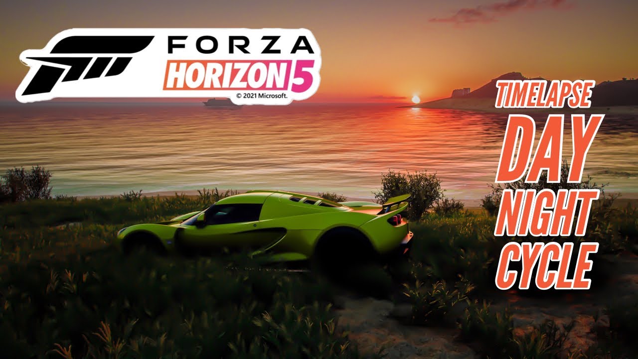 Forza Horizon 5 | HENNESSEY VENOM F5 BEACHSIDE DAY NIGHT CYCLE TIMELAPSE