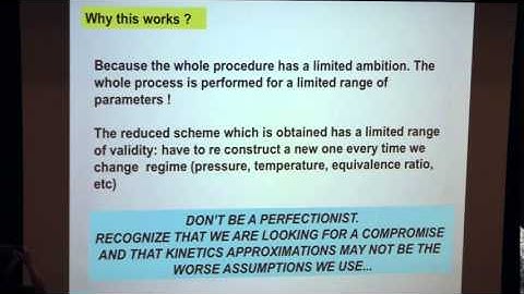 Computational Turbulent Combustion, Poinsot, Day 3, Part 3
