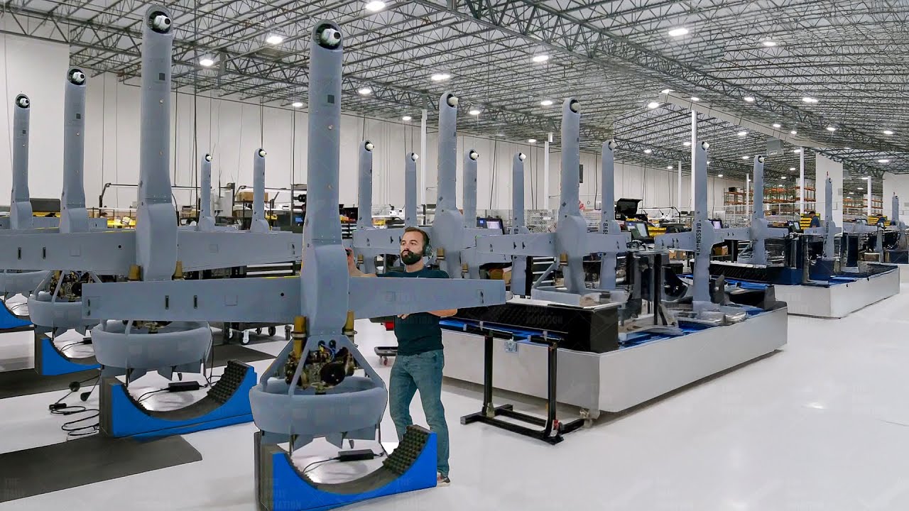 Inside US Facility Building & Testing Massive Advanced Drones