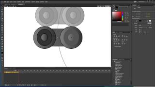 An Example Chain Animation Using Classic Tween and Motion Path