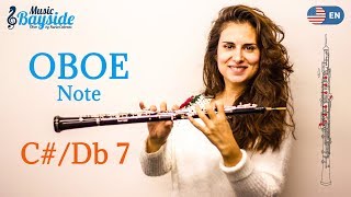 How To Play The Note C#/Db 7 on the Oboe - Oboe Lesson - MusicBayside Oboe