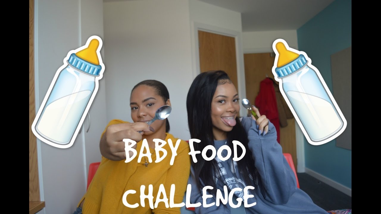 BABY FOOD CHALLENGE FT THE GIRLS LAMIELDN YouTube