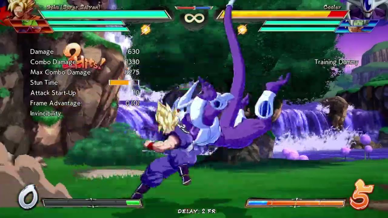 DRAGON BALL FighterZ Ssj Goku Combo into Fully Charged Special Beam Cannon