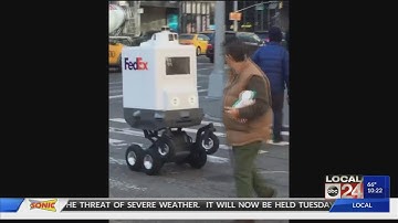 FedEx warned by New York City mayor to keep their delivery robots off NYC’s streets