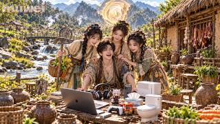 He wake in game world and debt!But Trade across two world,he get billion,adored by 3women#shortdrama