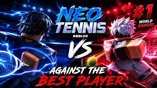 #1 iPAD PLAYER VS #1 PC PLAYER 🔥⚔️🎾 | Roblox Neo- Tennis | @therealstiifuu