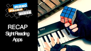 PIANO PRIMA VISTA | Beginner, Lez. #8 - RECAP, Sight Reading Apps