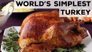 The perfect thanksgiving turkey doesn't need a fryer or brine. get
recipe:
http://www.foodnetwork.com/recipes/food-network-kitchen/worlds-simplest-thanks...