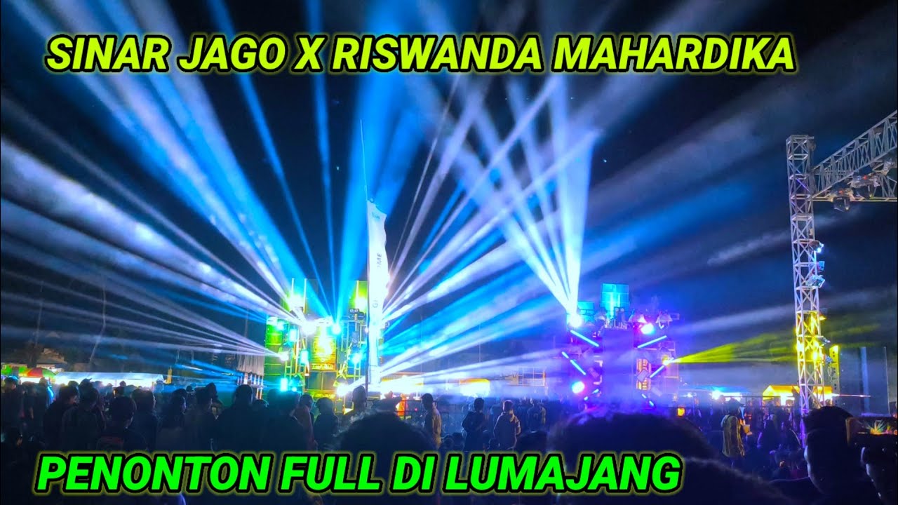 Riswanda Mahardika & sinar jago di Lumajang, penonton full 