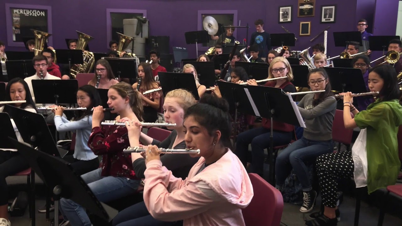 30 seconds with a Pioneer High School Concert Band rehearsal YouTube