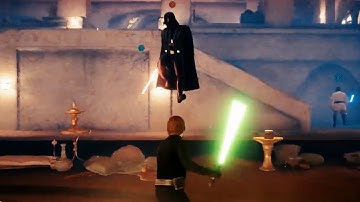 Luke Skywalker VS Darth Vader Heroes vs Villains gameplay Star Wars Battlefront 2 | No commentary