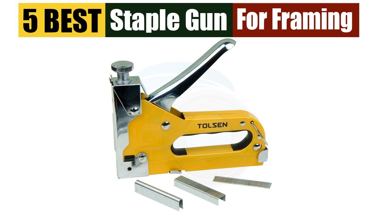 Best Staple Guns For Picture Framing of 2023 