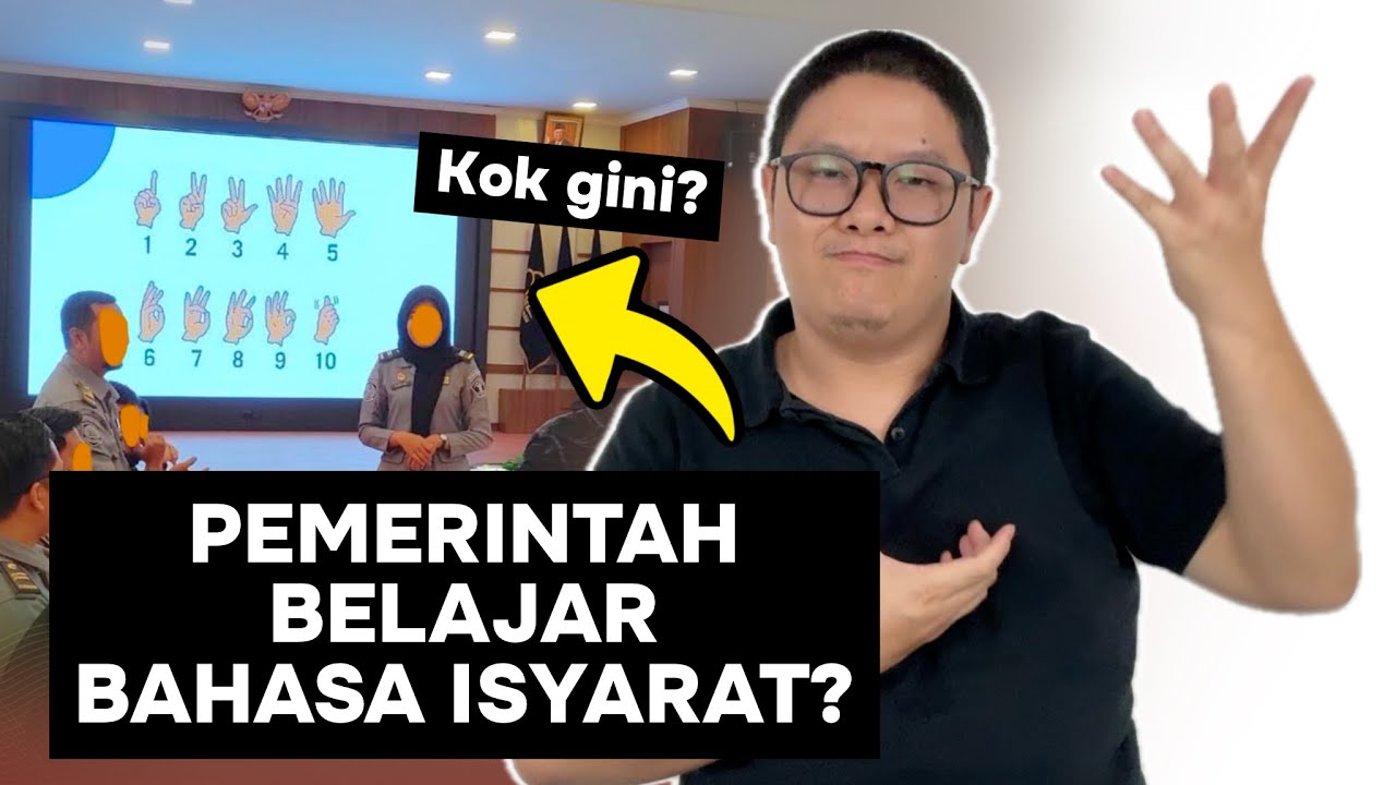 CARA YANG SALAH BELAJAR BAHASA ISYARAT