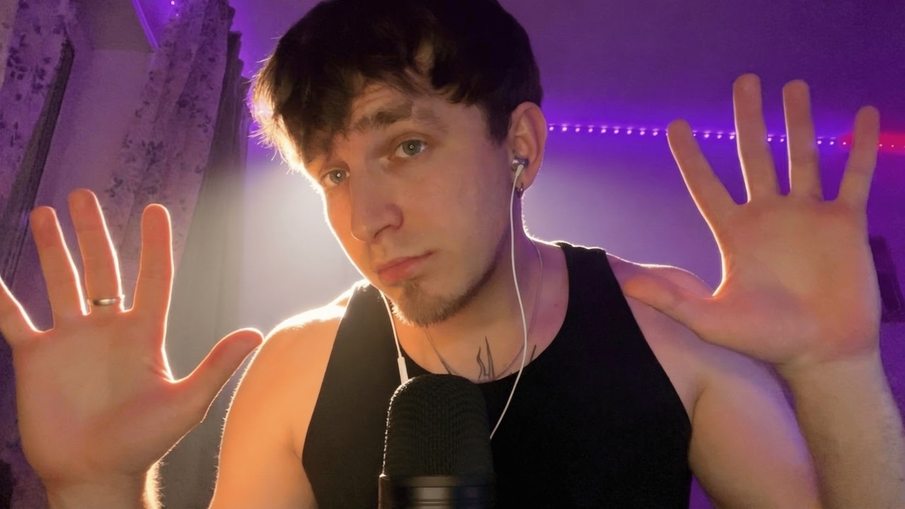 АСМР Звуки рук| Шепот| Таппинг по ключицам