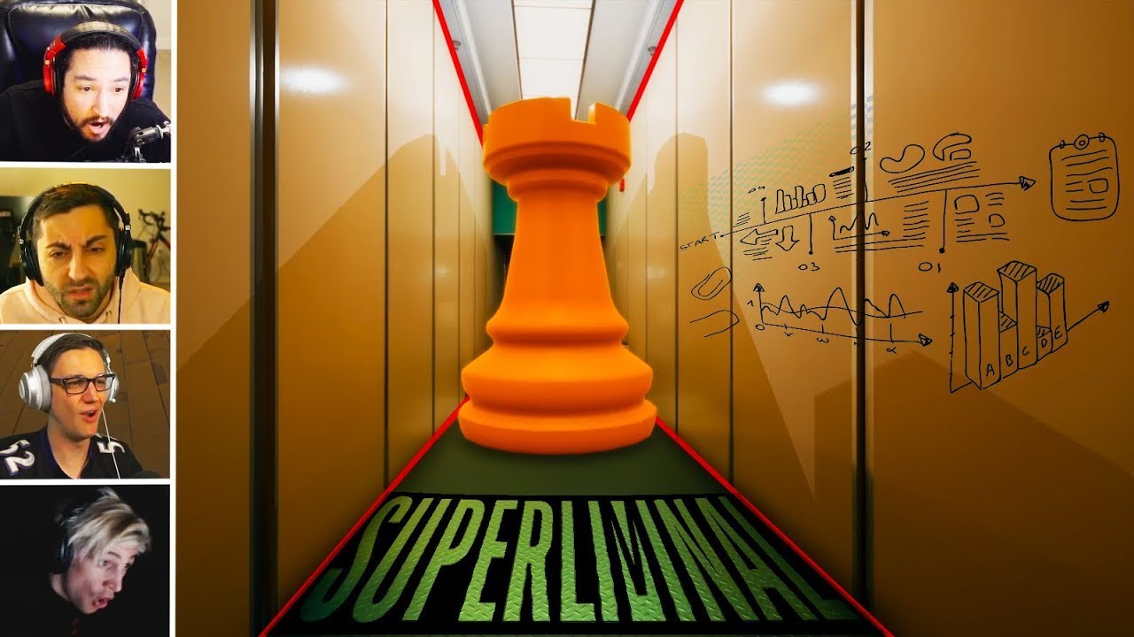 Streamers Messing with Perspective While Playing Superliminal (Funny Moments)