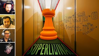Streamers Messing with Perspective While Playing Superliminal (Funny Moments)