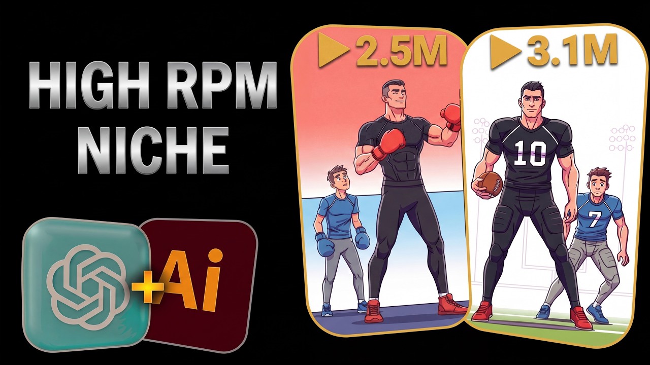 Niche Animation Examples Viral High RPM Niche | I Created a Viral 2D Animated Short Film Using ...
