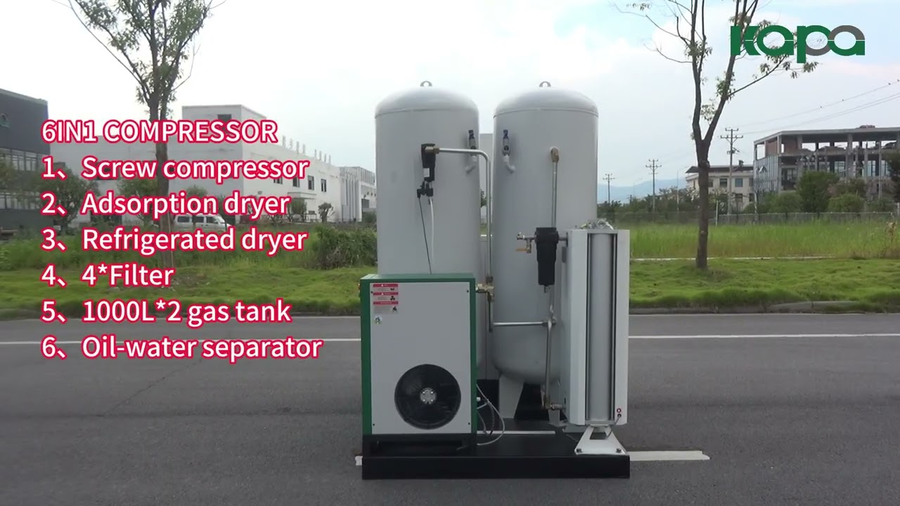 💥KAPA 6-in-1 Screw Air Compressor — Your All-in-One Air