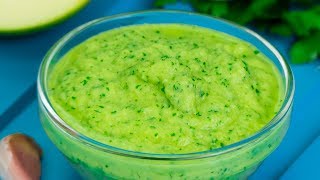 Всего 10 минут времени! Нежнейший яблочный соус к мясу с петрушкой и чесноком. | Appetitno.TV Всего 10 минут времени! Нежнейший яблочный соус к мясу с петрушкой и чесноком. | Appetitno.TV