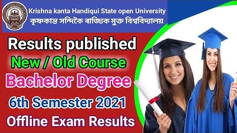 Results published 2021 // New // Old Course Results