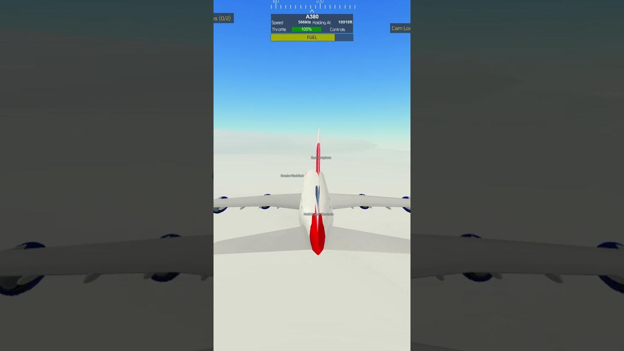 Airbus A380 Izolirani - Sauthemptona | Roblox PTFS