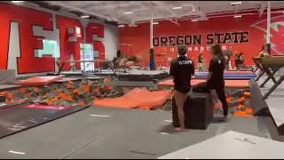 Oregon State University Camp: FLOOR Front Double Fulls