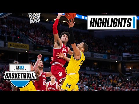 Indiana vs. Michigan | Highlights | Big Ten Men&rsquo;s Basketball | March 10, 2022
