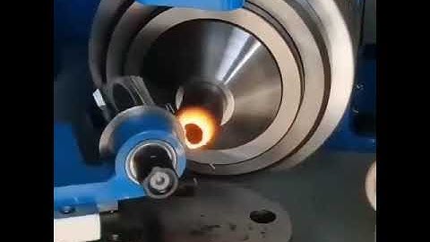 Steel pipe end sealing machine 🔥 #shorts