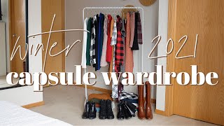 34 Piece Winter Capsule Wardrobe 2021