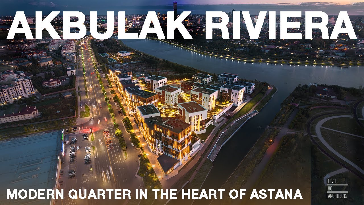 AKBULAK RIVIERA: cozy life in the center of a large metropolis | aerial photography