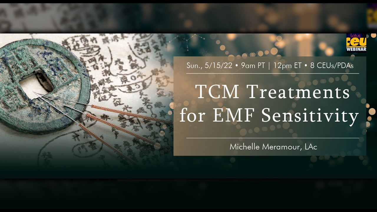 TCM Treatments for EMF Sensitivity | Acupuncture CEU Course