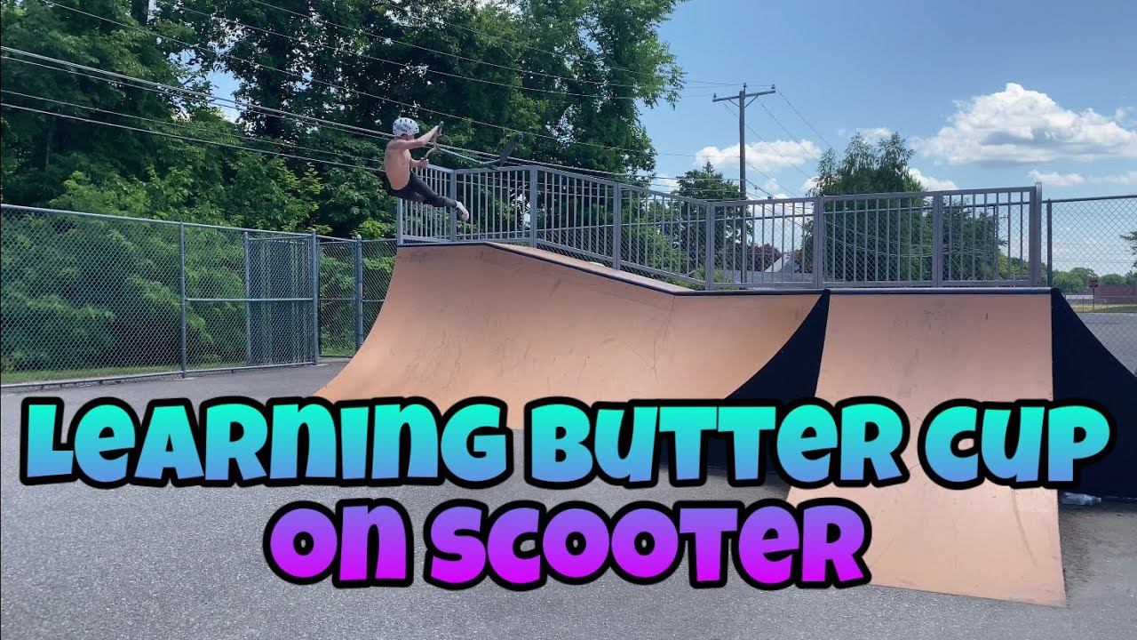Learning Buttercup on scooter!!!!!!!! YouTube