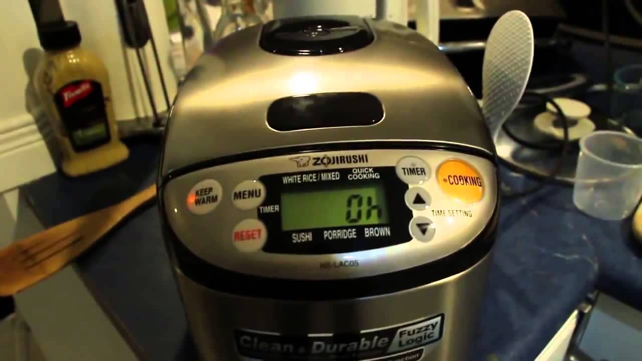 Zojirushi NS LAC05 Rice Cooker review and get 35$ sale off - YouTube