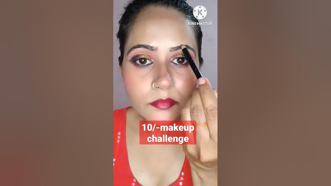 under 10 rs makeup challenge bridal makeup step by step 