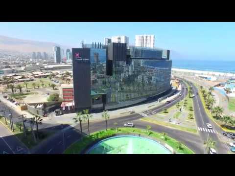 Hilton Garden Inn Iquique Chile Hotel Aerial Views Youtube