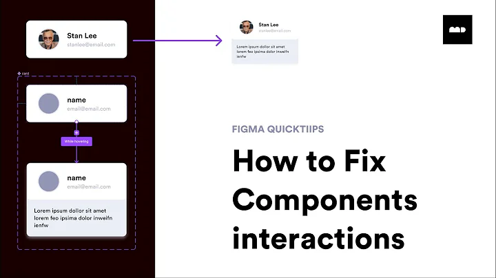 How to Fix Component Interactions on Figma #tutorial