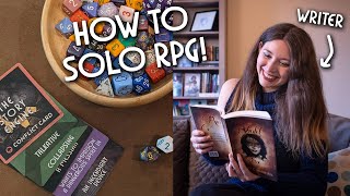 How to play solo RPGs for fun and writing inspiration with @ClareMarshall