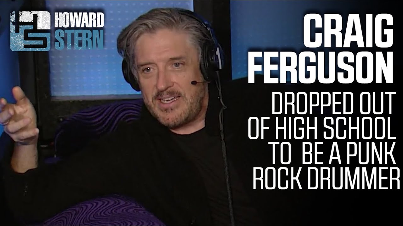 Craig Ferguson Dropped Out of High School to Be a Punk Rock Drummer (2017)