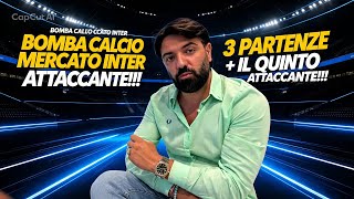 BOMBA!!!CALCIO MERCATO INTER!!! TRE NUOVE PARTENZE + L’AFFONDO PER IL QUINTO ATTACCANTE!!!