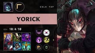 Yorick Top vs Volibear - KR Master Patch 26.19 Yorick Top vs Volibear - KR Master Patch 26.19