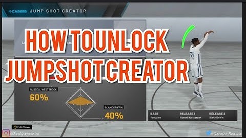 HOW TO UNLOCK JUMPSHOT CREATOR.... FAST in 2020.... NBA2K20 (PS4/XBOX)