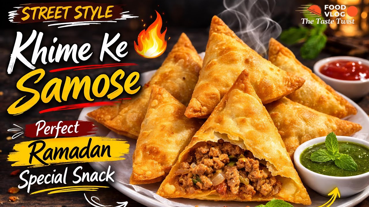 Street Style Khime Ke Samose 🔥 | Perfect Ramadan Special Snack