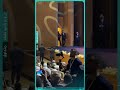 لحظة وصول الرئيس الشرع إلى مؤتمر الأول وحدة الخطاب الإسلامي في دمشق سوريا راديو طيف