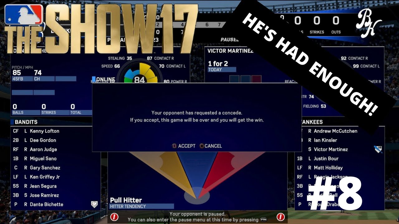 MLB The Show 17 Ranked Seasons #8 He's had enough!