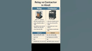 Electrican interview questions #Difference between Relay and Contactor #relay #Contactor#Electrical
