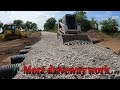 More Rock On The Driveway And Grading With The Dozer