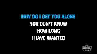 Alone in the Style of "Heart" karaoke video with lyrics (no lead vocal) chords